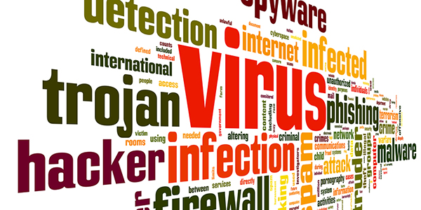 virus malware removal infection repair logo